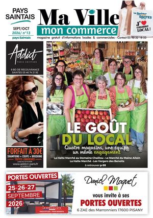 Ma Ville Mon Commerce Pays Saintais N°13