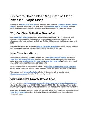 Smokers Haven Near Me Smoke Shop Near Me Vape Shop