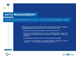 Récapitulatif Scoop It 1er Septembre 15 Septembre 2026