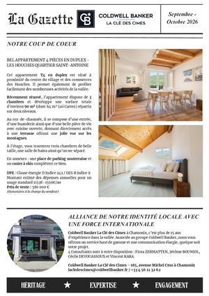 Gazette Septembre Octobre 2026