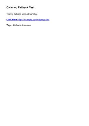Calameo Fallback Test