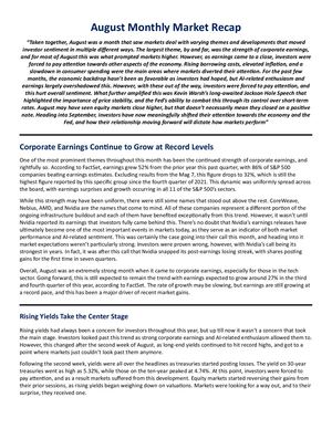 August Recap