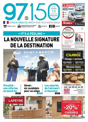 Journal le 97150 - Edition du mardi 15 septembre - N°1040