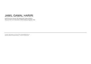Jamil Hariri Architectural Portfolio