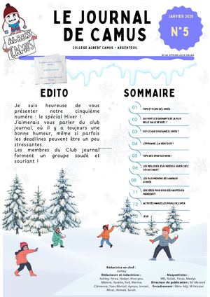 Le Journal de Camus  n°5