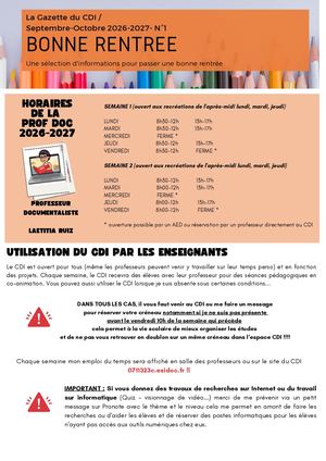 Gazette CDI 1 - 2026/227