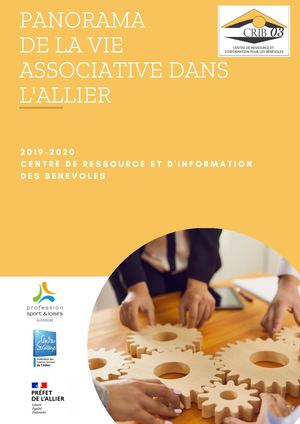 Enquêtedépartementale Vie Associative 2020 Allier