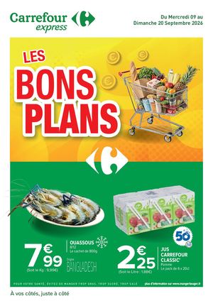 CATALOGUE PROMO CARREFOUR EXPRESS GUADELOUPE LES BONS PLANS - DIGITAL SEPTEMBRE 2026
