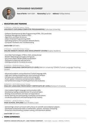 Mohamad Mushref Cv 2