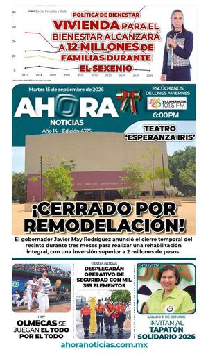MARTES 15 DE SEPTIEMBRE 2026