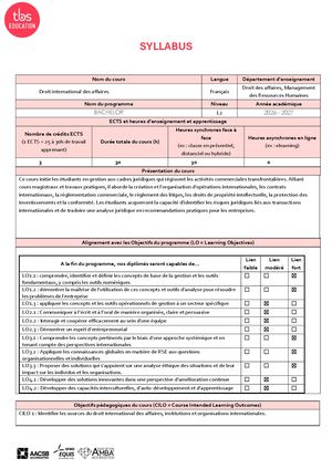 B2 Ft Spe Droit International Des Affaires 2627