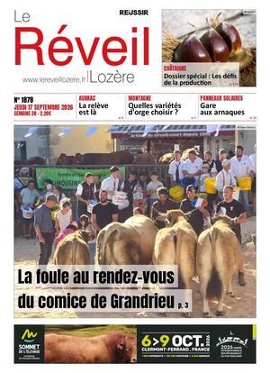 Le Réveil Lozère du jeudi 17 septembre 2026
