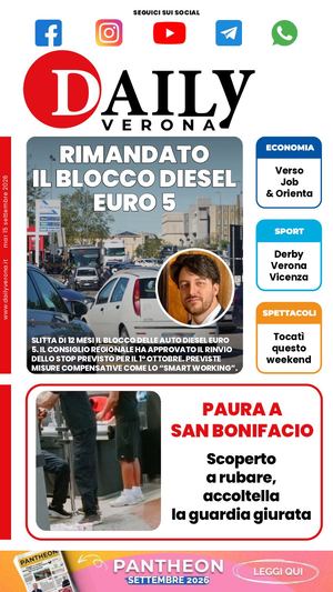 Daily Verona 15 Settembre 2026