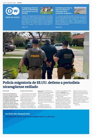 2026 09 15 Diario Deutsche Welle De