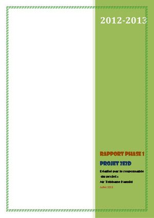 Projet 2e2d Rapport Final Hamid 2013