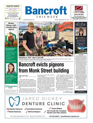 Bancroft This Week September 18, 2026