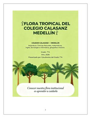 Libro Flora Colegio Calasanz 7a