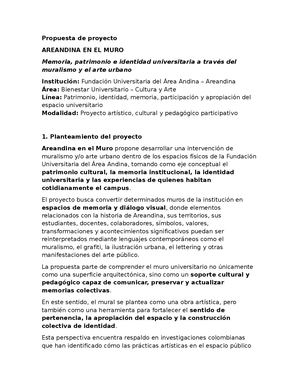 Proyecto Muralismo