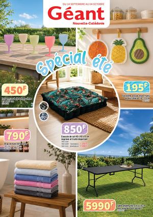 SPECIAL ETE CHEZ GEANT DU 14 SEPTEMBRE AU 04 OCTOBRE 2024