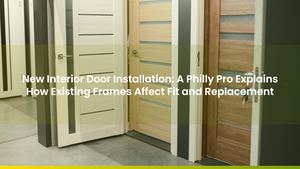 New Interior Door Installation: A Philly Pro Explains How Existing Frames Affect Fit and Replacement