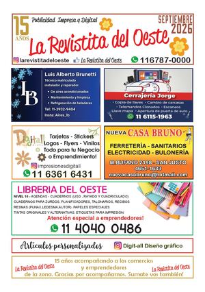 La Revistita Del Oeste Septiembre 2026
