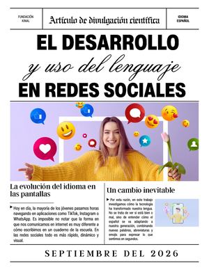 Desarrollo y uso del lenguaje en R.R.S.S