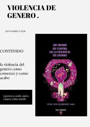 Revista Violencia De Genero