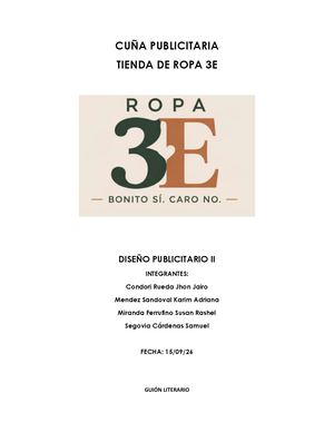 CUÑA RADIAL - PUBLICITARIO II