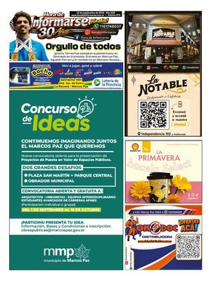 Hora de Informarse, periódico impreso del 16 de septiembre de 2026