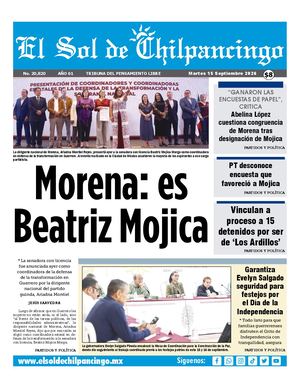 El Sol De Chilpancingo 15 Septiembre 2026