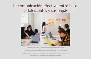 La Comunicacion Efectiva Entre Hijos Adolescentes Y Sus Papas Pdf