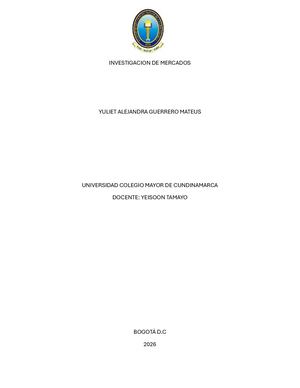 Investigacion De Mercados