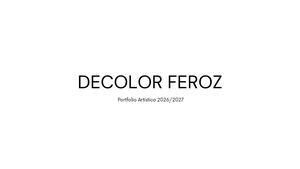 Decolor Feroz Portfolio