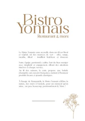 Restaurant Bistro Yonnais