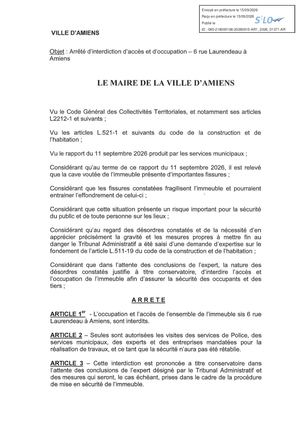 AR1 2026 01371 Arrêté_interdiction Acces Et Occupation Publiée Le 15 09 2026