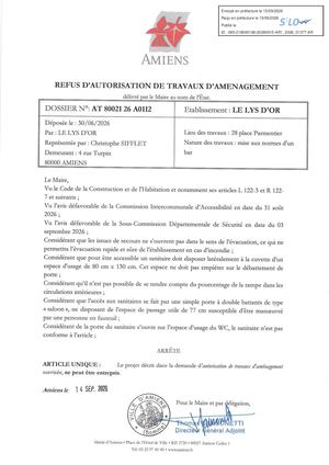 Ar1 2026 01377 Arr Autorisation De Trav Via Ar1 2026 01377 20260914 Publiée Le 15 09 2026