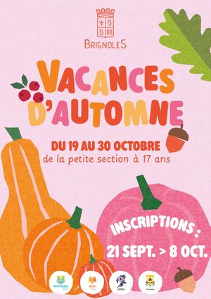 Programme Vacances Automne 2026