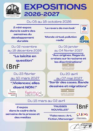 Programme Expos Cdi 2026 2027