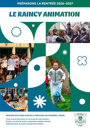 Brochure Rentrée Raincy 2026