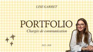 PORTFOLIO - Lise GARRET