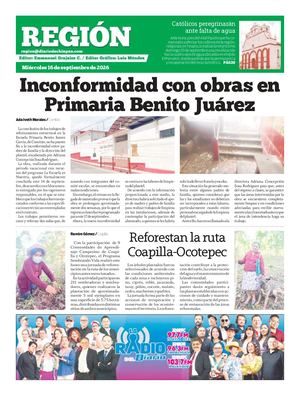 Region Miércoles 16 De Septiembre 2026