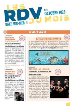 Rdv Du Mois Octobre 2026