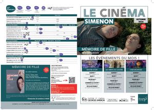Programme Cinéma Simenon Octobre 2026
