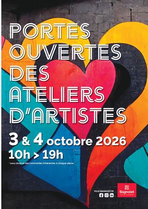 Portes ouvertes des ateliers d'artistes 2026