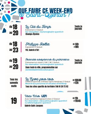 Que Faire Ce Weekend 18 09