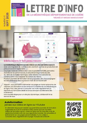 Newsletter MDL # N°11