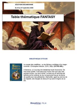 Tth Biblio – Fantasy