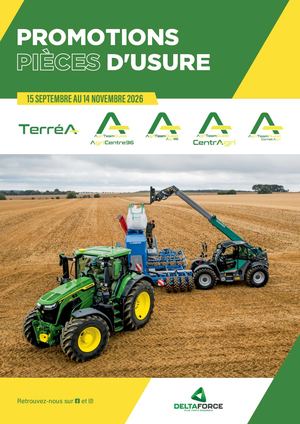 Catalogue pièces d'usure Agriteam Ouest