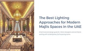 The Best Lighting Approaches For Modern Majlis Spaces In The Uae
