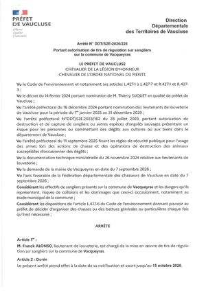 Arrete Pref Sangliers
